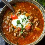 Keto Stuffed Pepper Soup: A Wholesome Comfort Bowl Keto Stuffed Pepper Soup