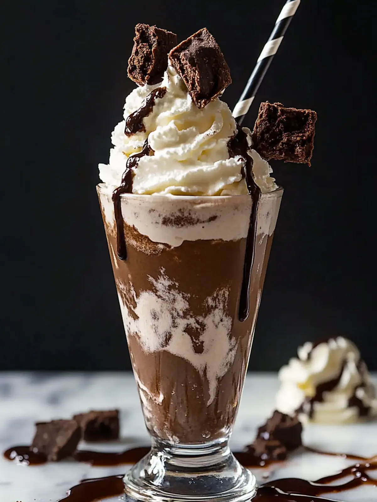 Irresistible Brownie Milkshake for Ultimate Chocolate Bliss Brownie Milkshake