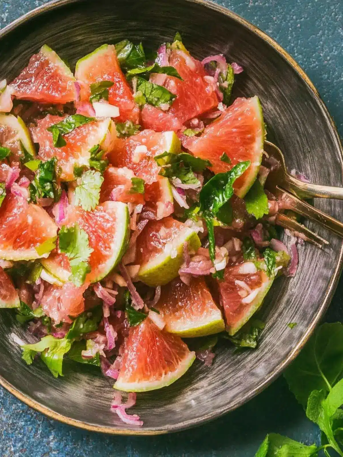 Fresh Pomelo Salad with a Bangin' Bengali Twist Pomelo Salad