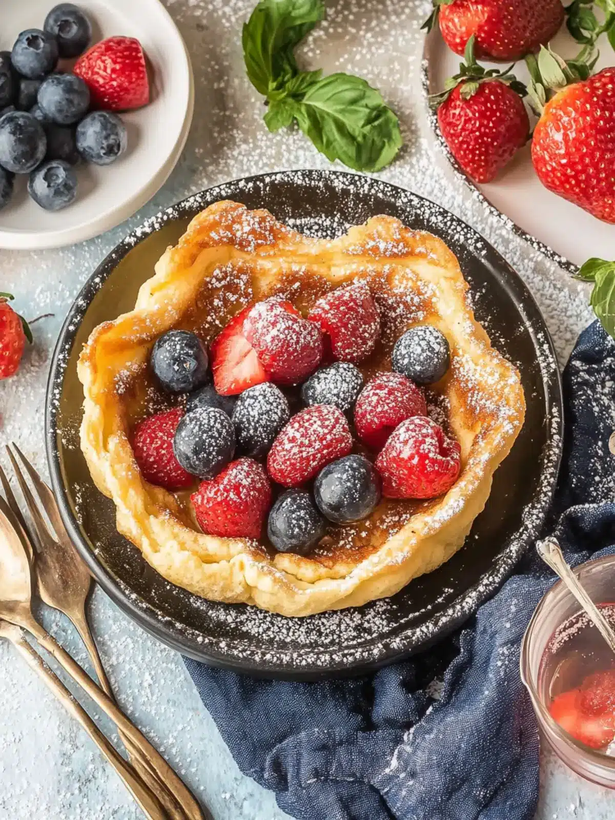 Mini Dutch Baby Pancakes: Fluffy Bites of Morning Bliss Mini Dutch Baby Pancakes