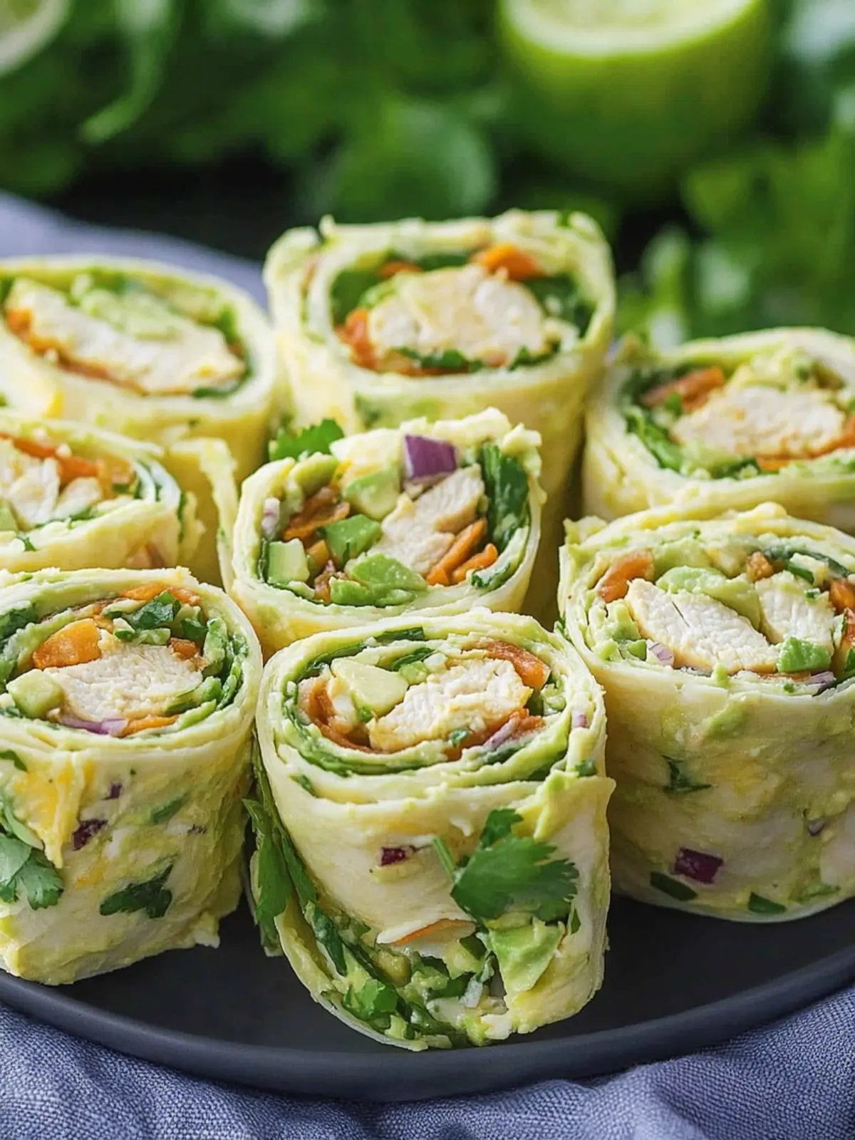 Delicious Chicken Avocado Salad Roll Ups for a Fresh Twist Chicken Avocado Salad Roll Ups