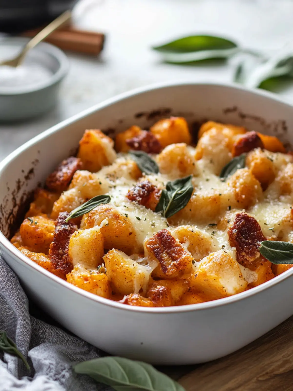 Cozy Air Fryer Pumpkin Gnocchi Bake for Comfort Food Lovers Air Fryer Pumpkin Gnocchi Bake