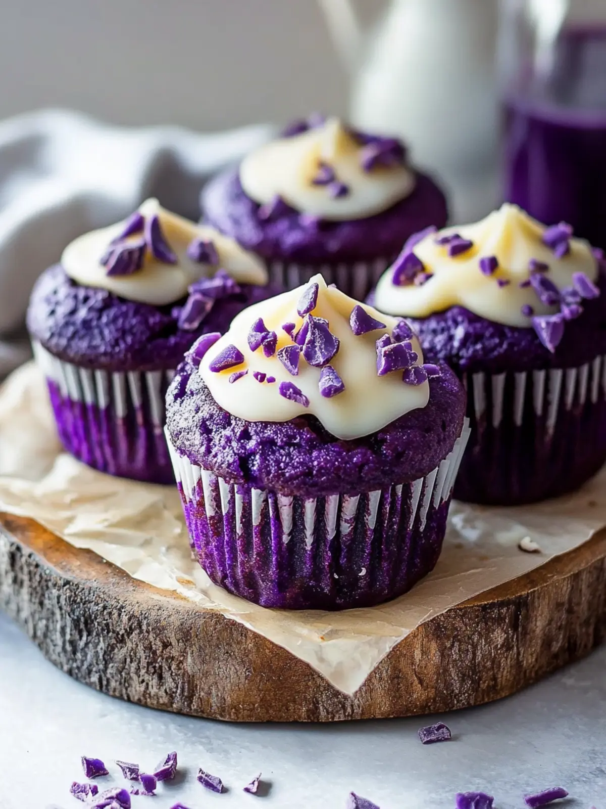 Decadent Ube White Chocolate Muffins for Sweet Moments Ube White Chocolate Muffins
