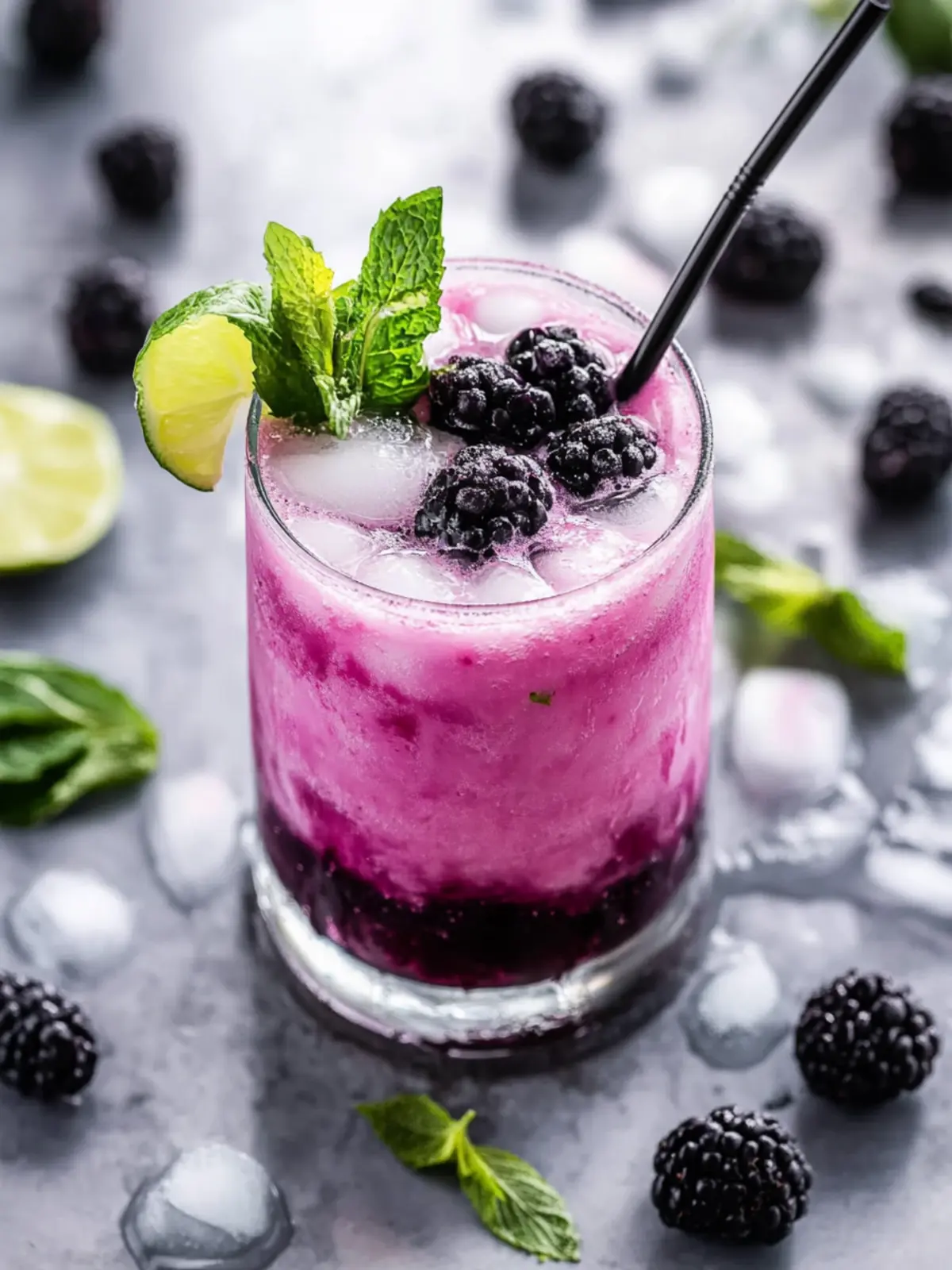 Creamy Blackberry Coconut Mojito to Refresh Your Day Creamy Blackberry Coconut Mojito