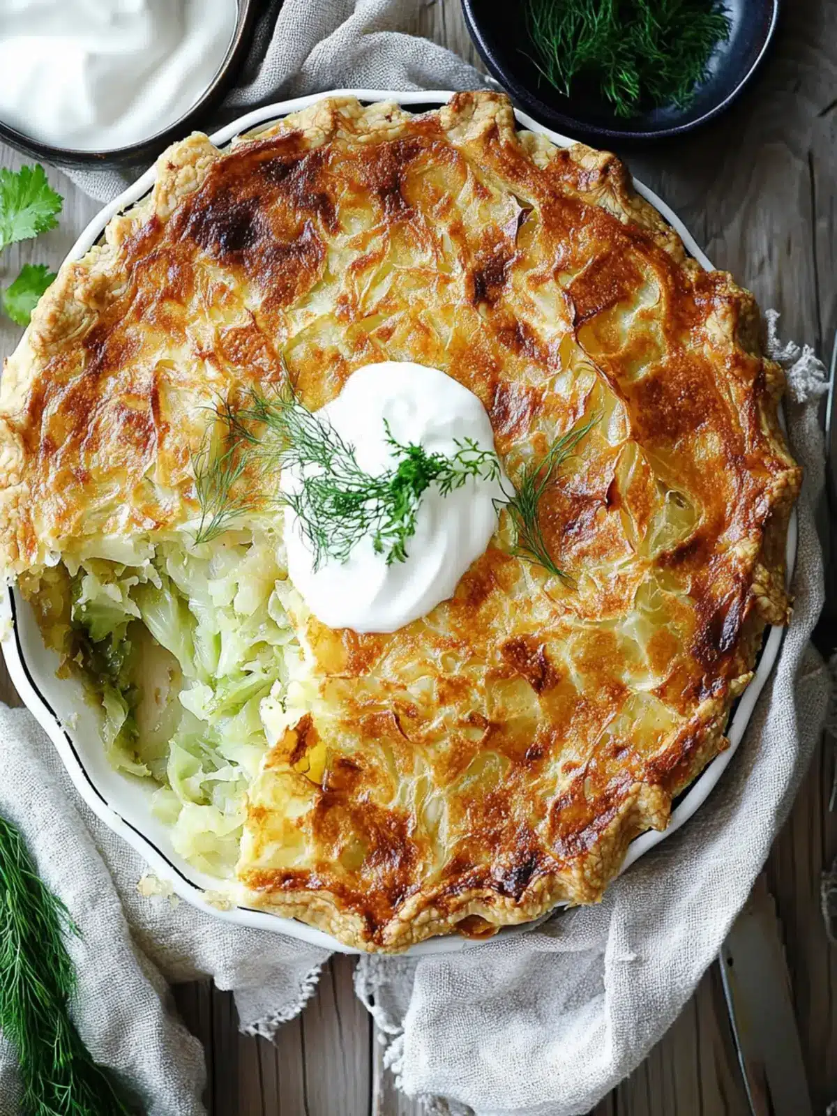 Mouthwatering Cabbage Pie Recipe You’ll Love to Make at Home Cabbage Pie