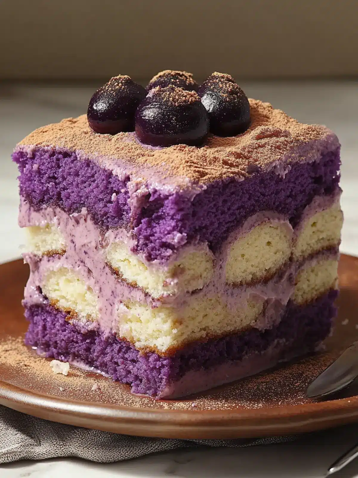 Deliciously Creamy Vegan Ube Tiramisu You’ll Love Vegan Ube Tiramisu