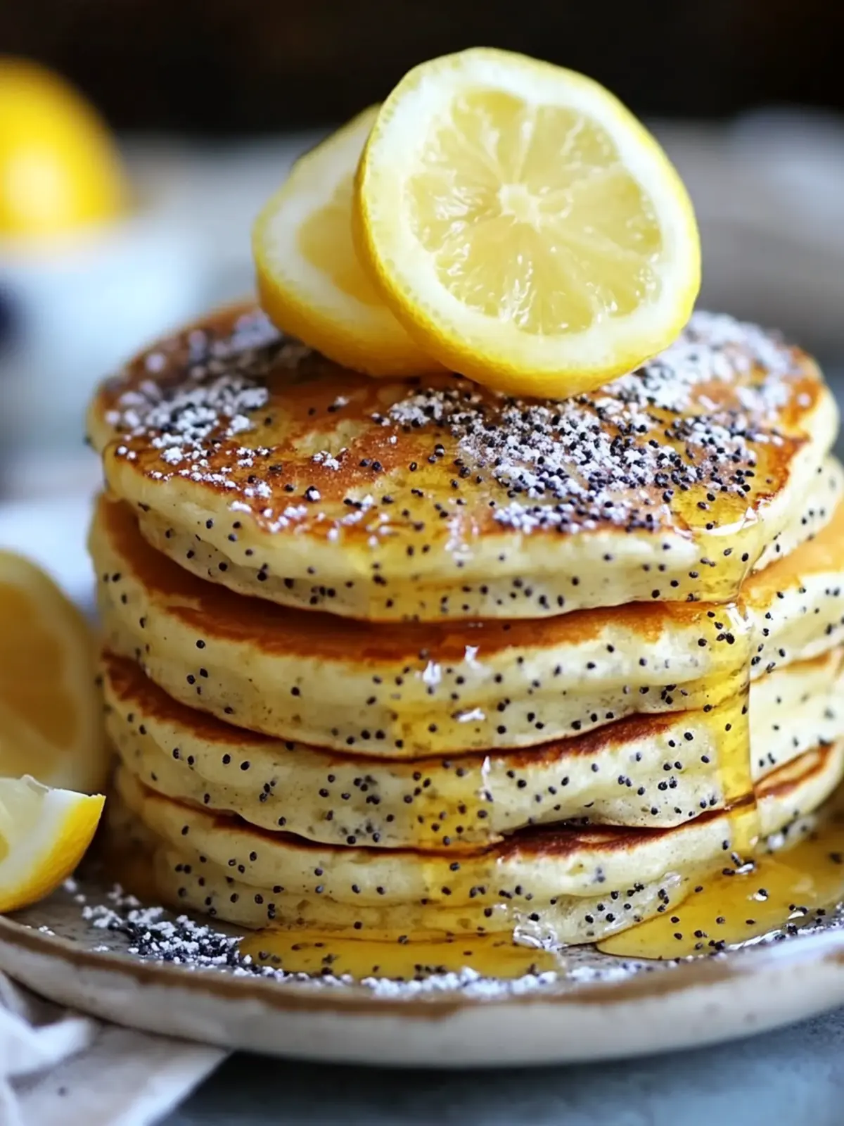 Delicious Lemon Poppy Seed Pancakes for a Bright Morning Boost Lemon Poppy Seed Pancakes