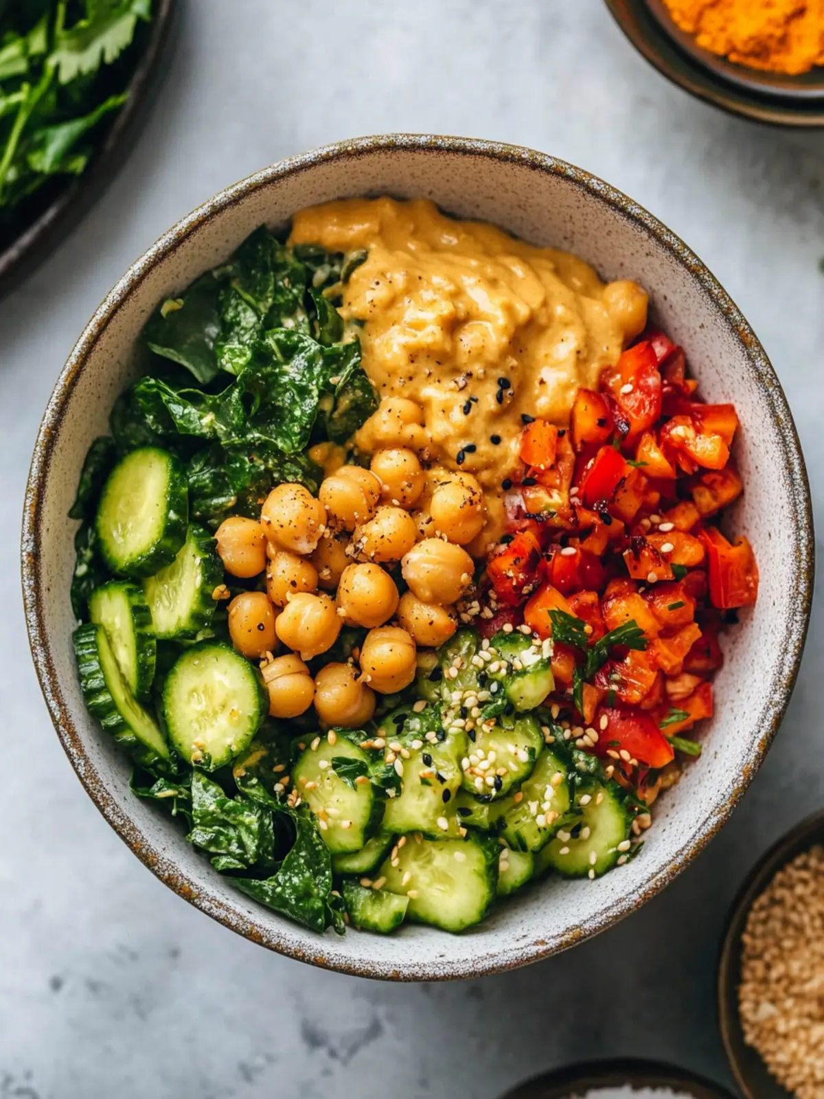 Peanut Chickpea & Veggie Bowls that Boost Your Energy Fast Peanut Chickpea & Veggie Bowls