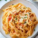 Creamy Roasted Garlic and Red Pepper Fettuccine Alfredo Bliss Roasted Garlic and Red Pepper Fettuccine Alfredo