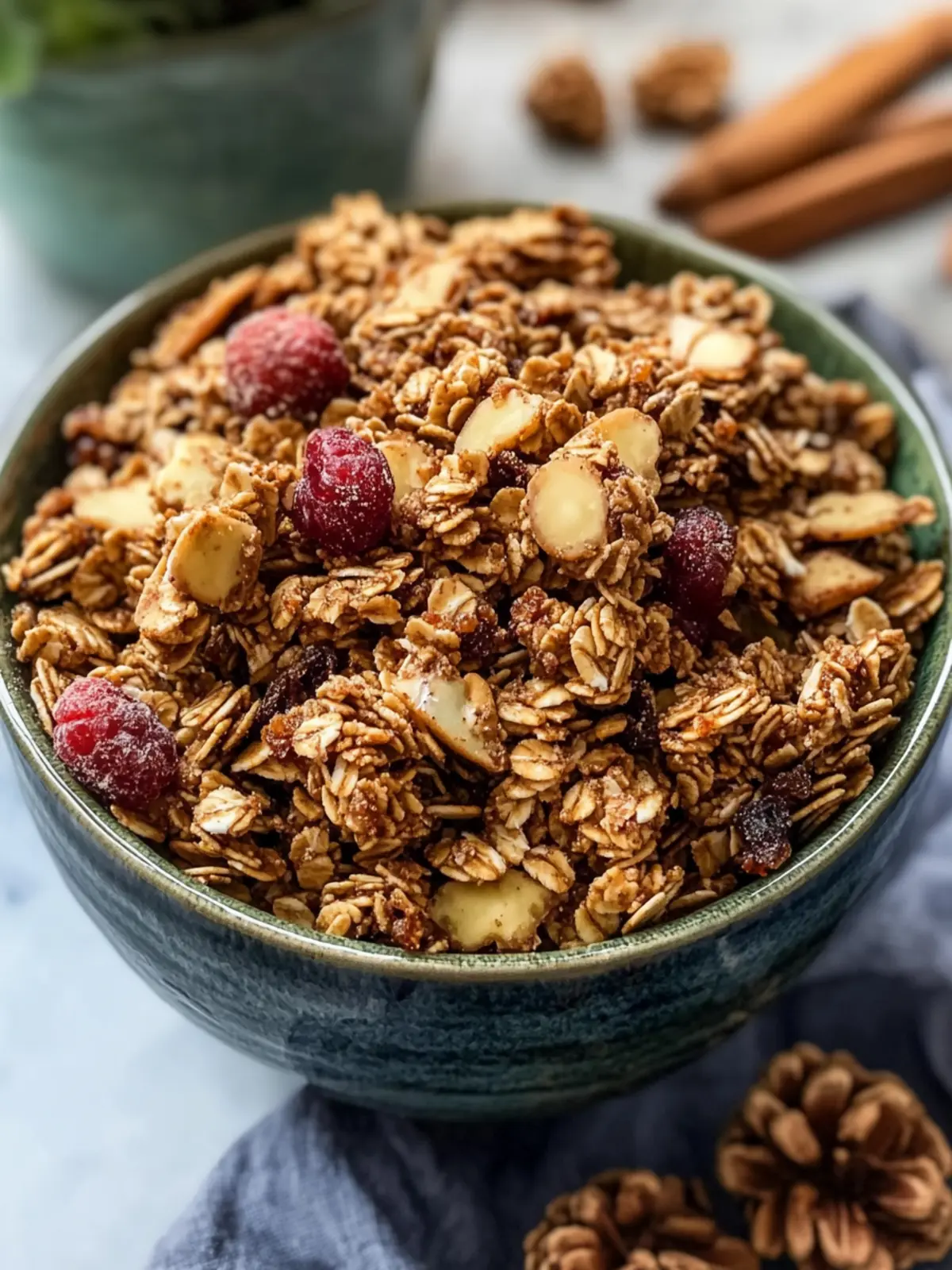 Cozy Up with Irresistible Gingerbread Granola Delights Gingerbread Granola
