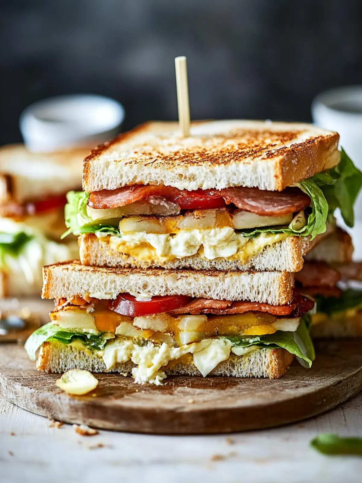 Crispy Ultimate Club Sandwich Your New Favorite Lunch Delight Crispy Ultimate Club Sandwich