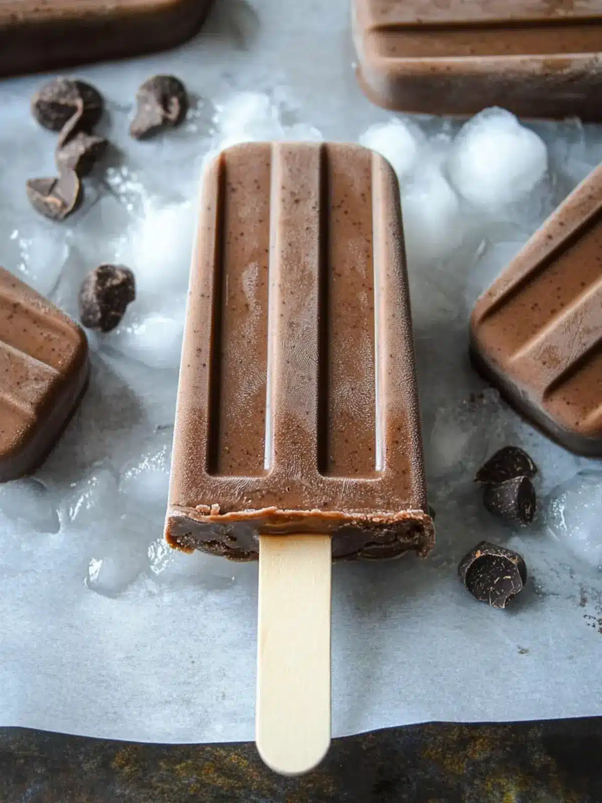 Irresistible Dutch Cocoa Popsicles with a Vanilla Twist Dutch Cocoa Popsicles