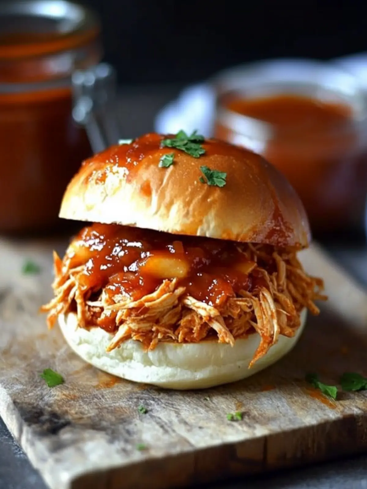 Sweet and Savory Peach BBQ Pulled Chicken You’ll Love Peach BBQ Pulled Chicken