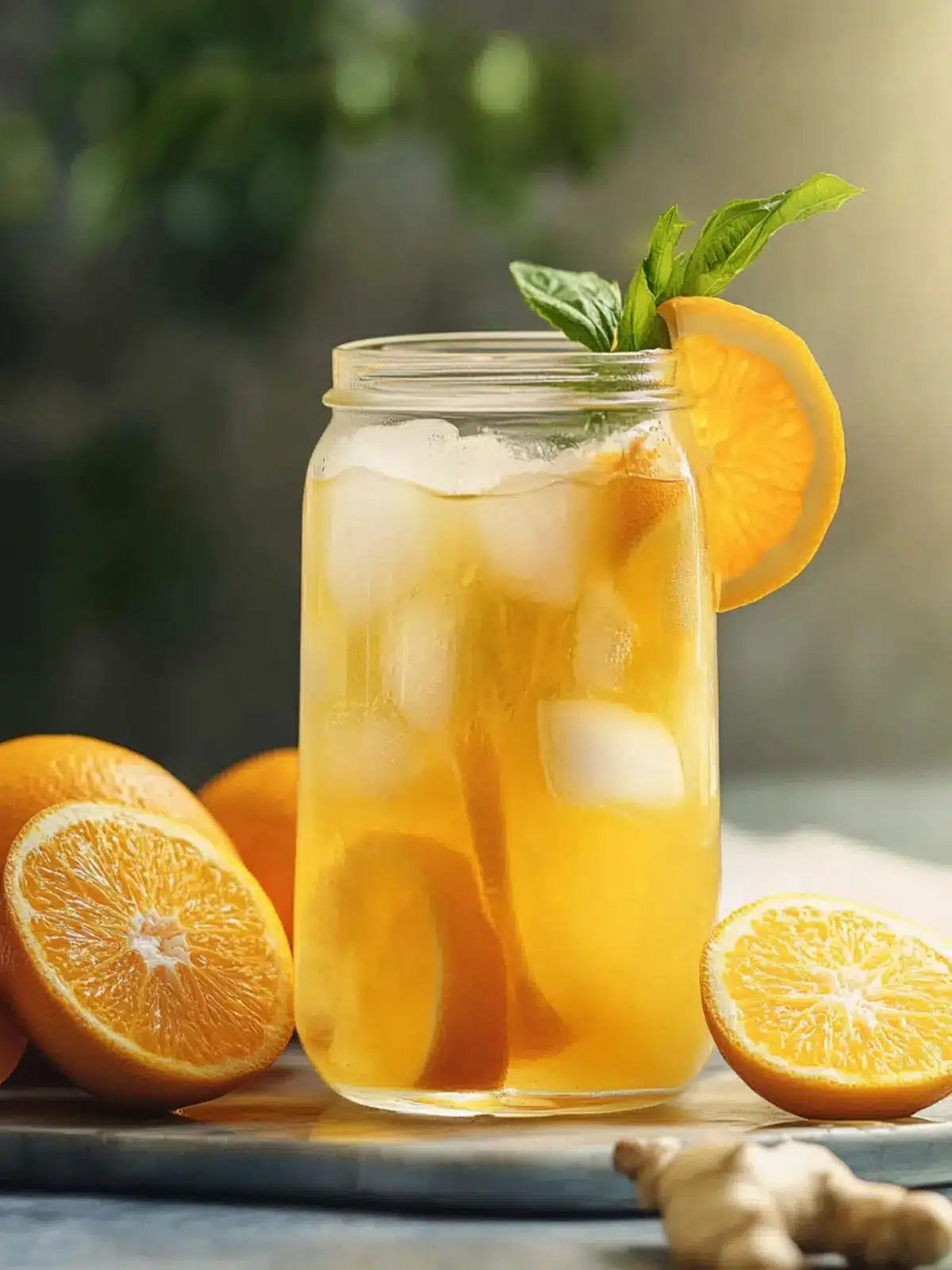 Refreshing Iced Orange Ginger Green Tea for Ultimate Chill Iced Orange Ginger Green Tea