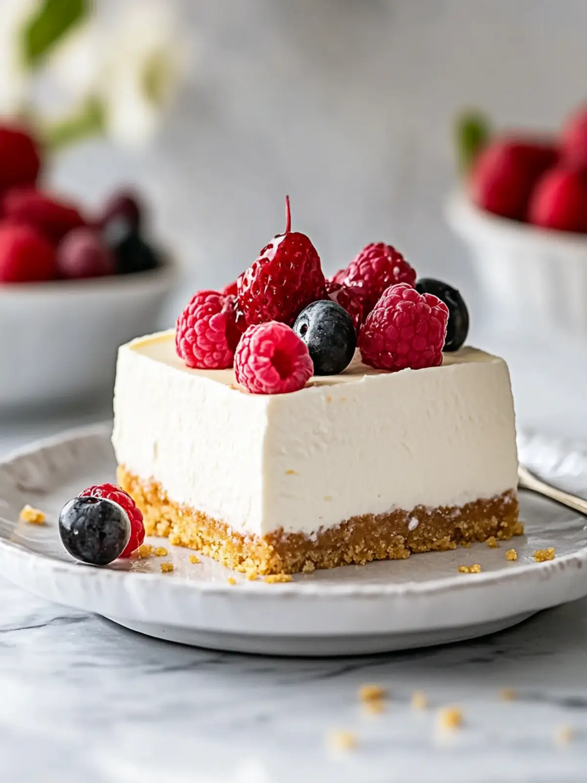 Delicious Greek Yogurt No Bake Cheesecake for Easy Indulgence Greek Yogurt No Bake Cheesecake
