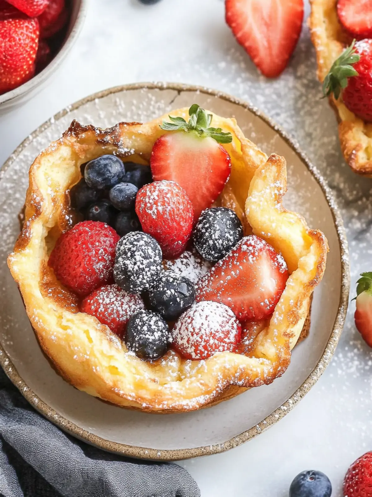 Mini Dutch Baby Pancakes: Fluffy Bites of Morning Bliss Mini Dutch Baby Pancakes