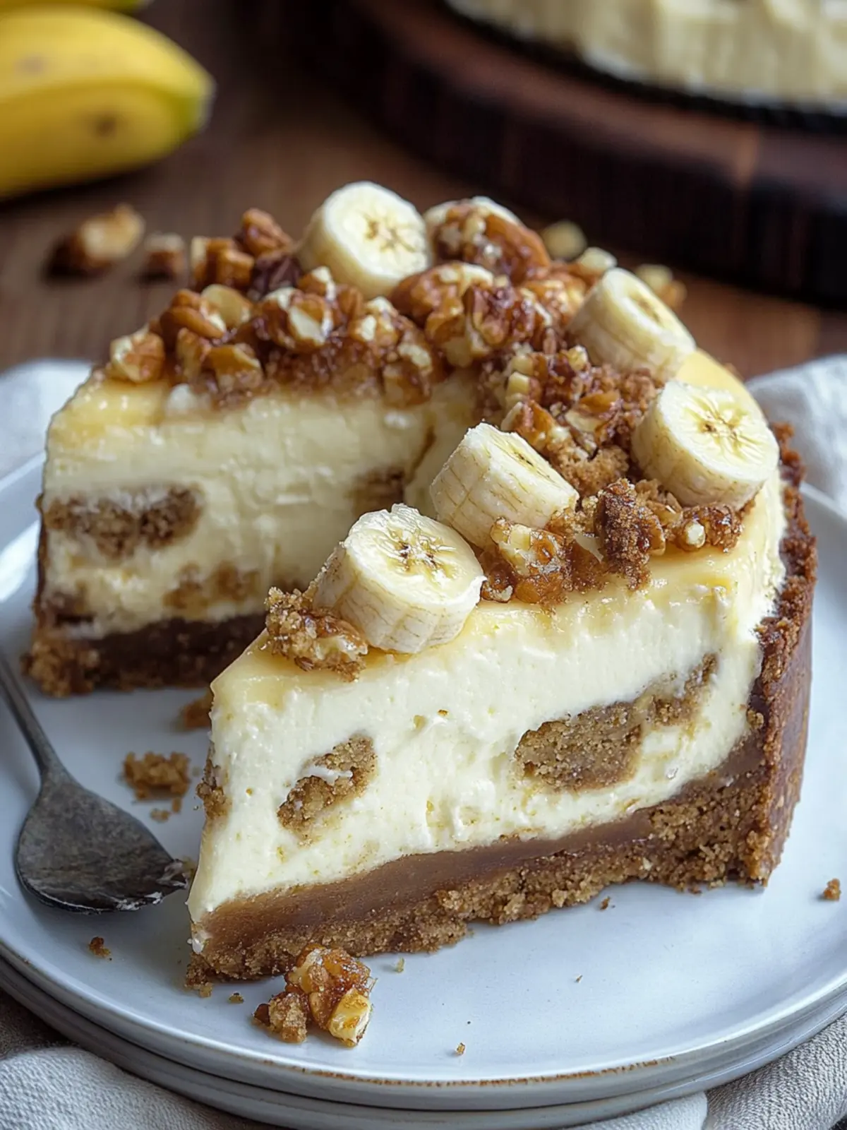 Decadent Banana Bread Cheesecake to Brighten Your Day Banana Bread Cheesecake