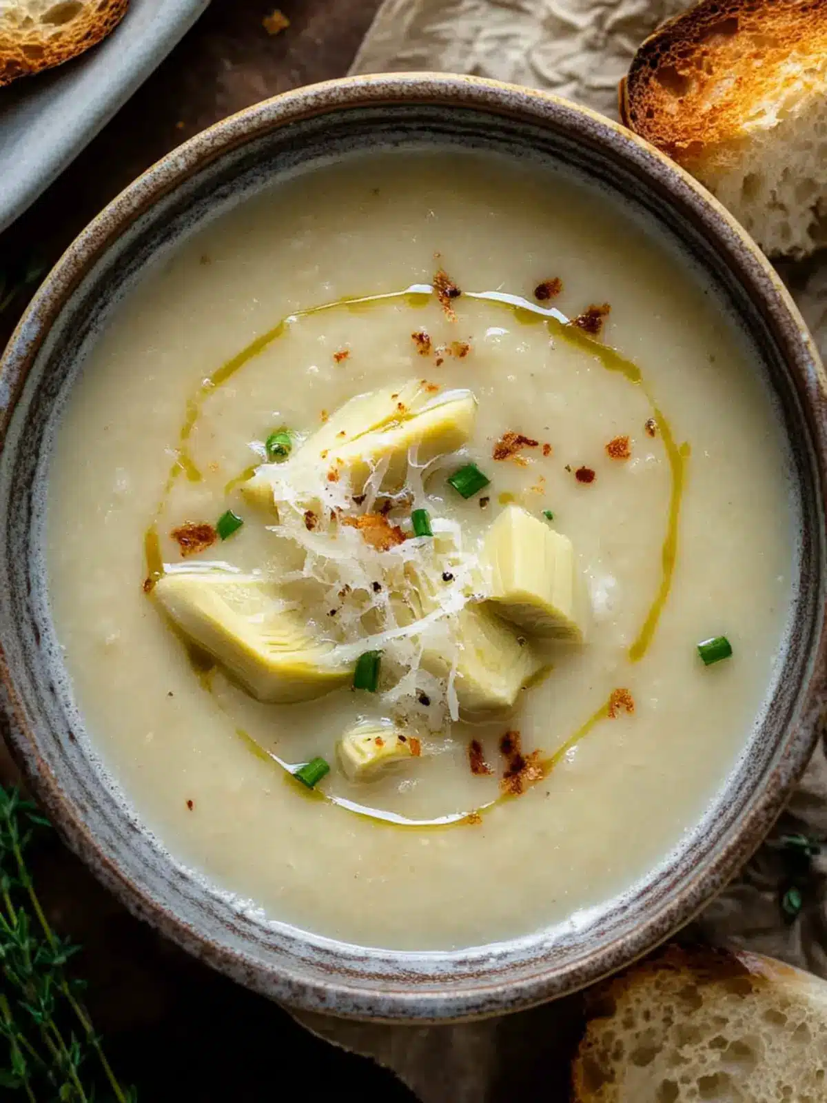 Creamy Artichoke Soup to Warm Your Soul and Satisfy Cravings Artichoke Soup