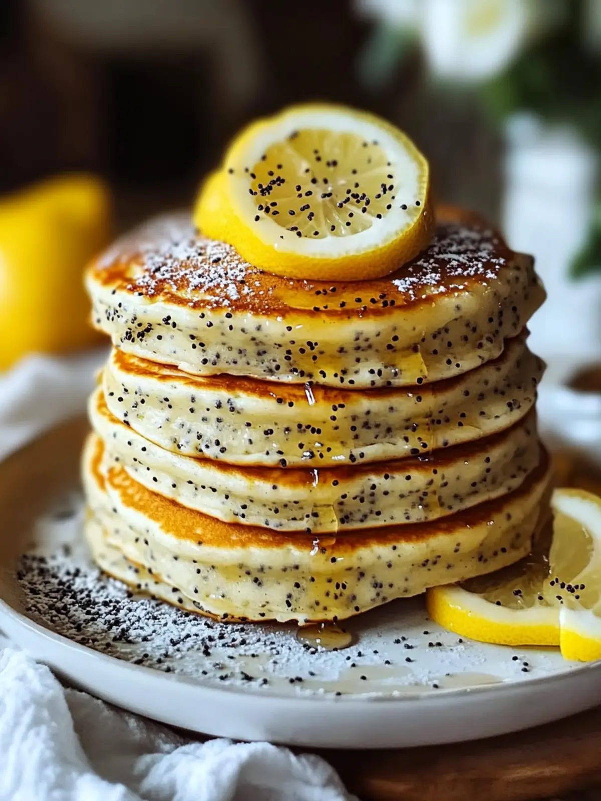 Delicious Lemon Poppy Seed Pancakes for a Bright Morning Boost Lemon Poppy Seed Pancakes