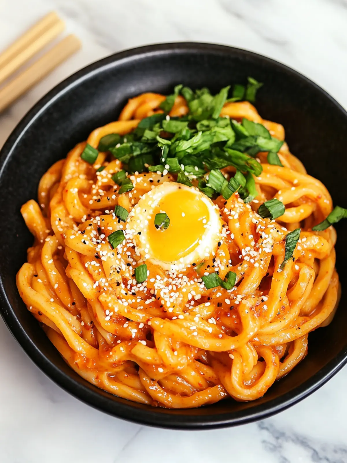 Creamy Gochujang Udon Noodles for a Cozy Night In Gochujang Udon Noodles