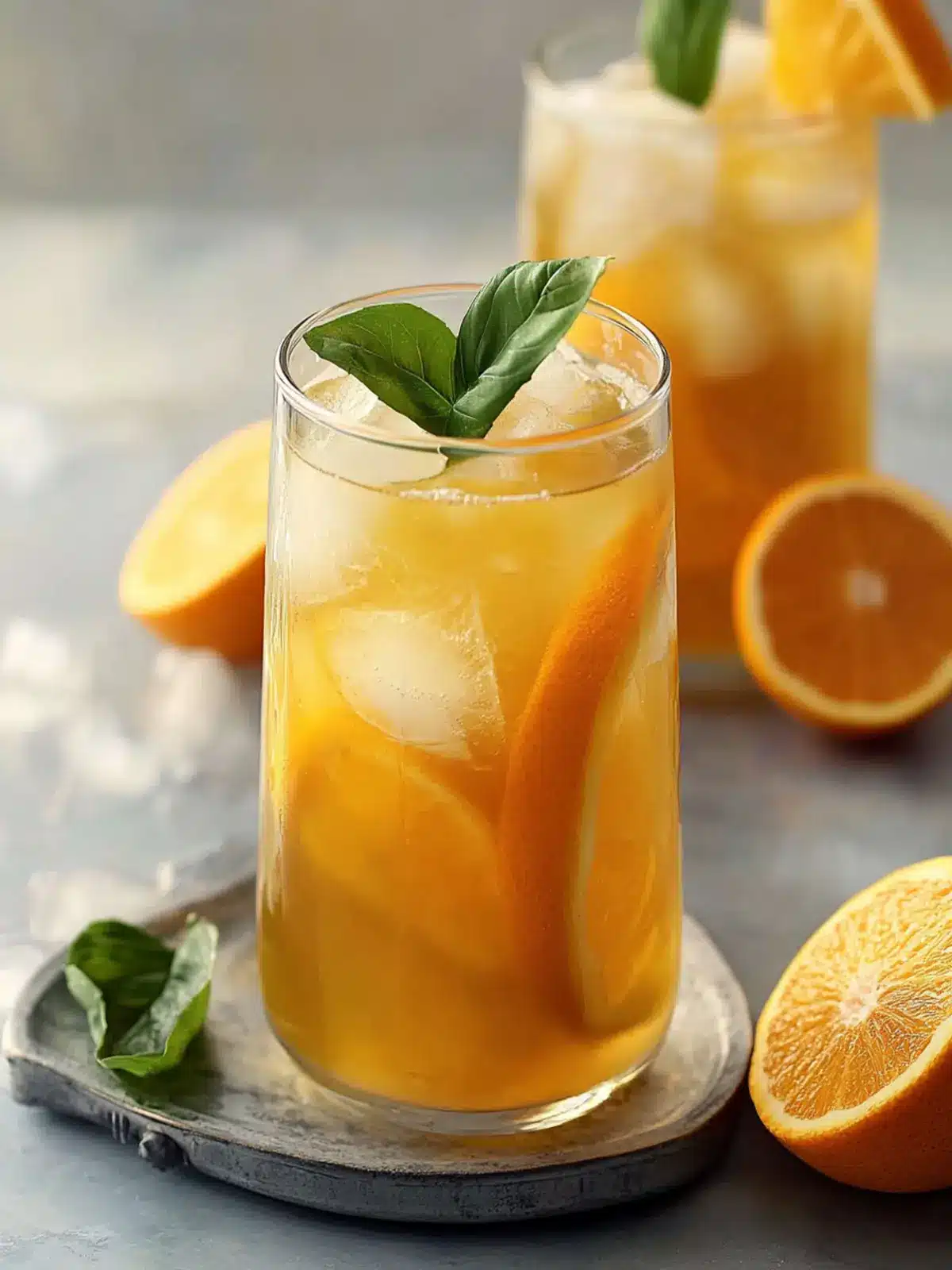 Refreshing Iced Orange Ginger Green Tea for Ultimate Chill Iced Orange Ginger Green Tea