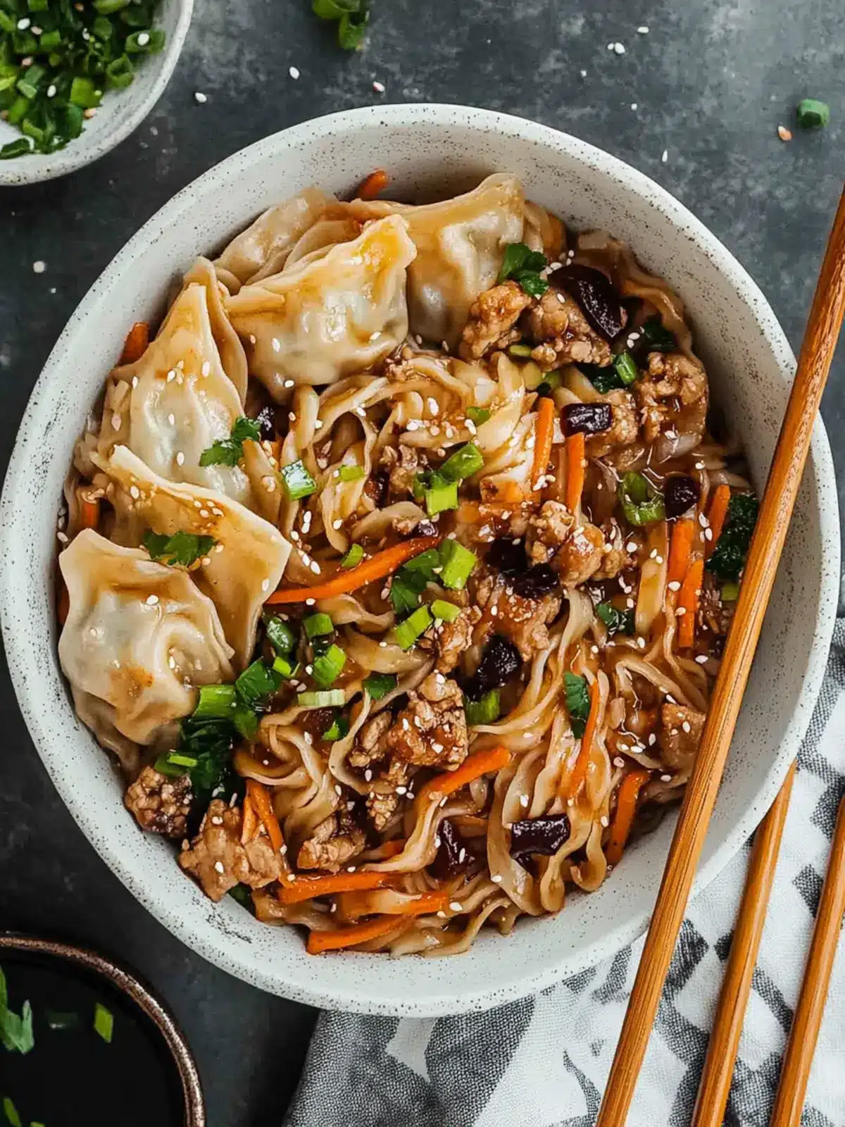 Savor the Crunch: Quick Potsticker Noodle Bowl Delight Potsticker Noodle Bowl