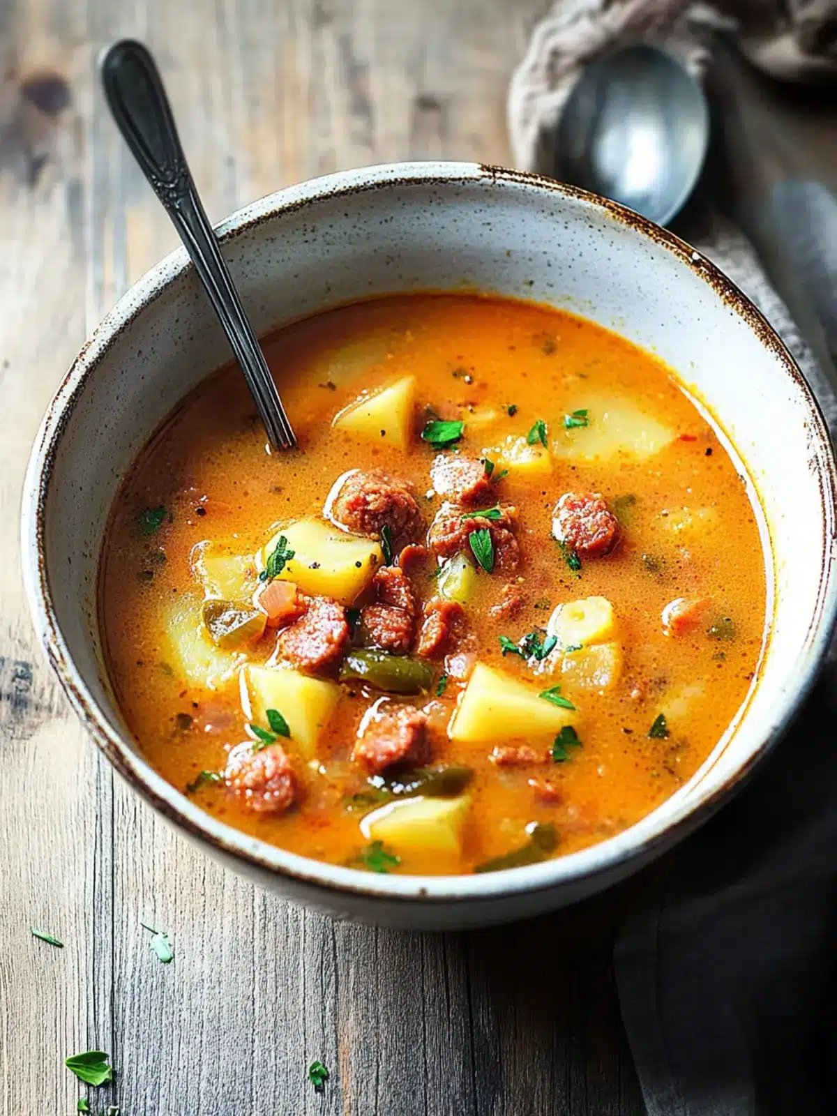 Savor Spanish Potato Soup with Chorizo for Cozy Nights Spanish Potato Soup with Chorizo