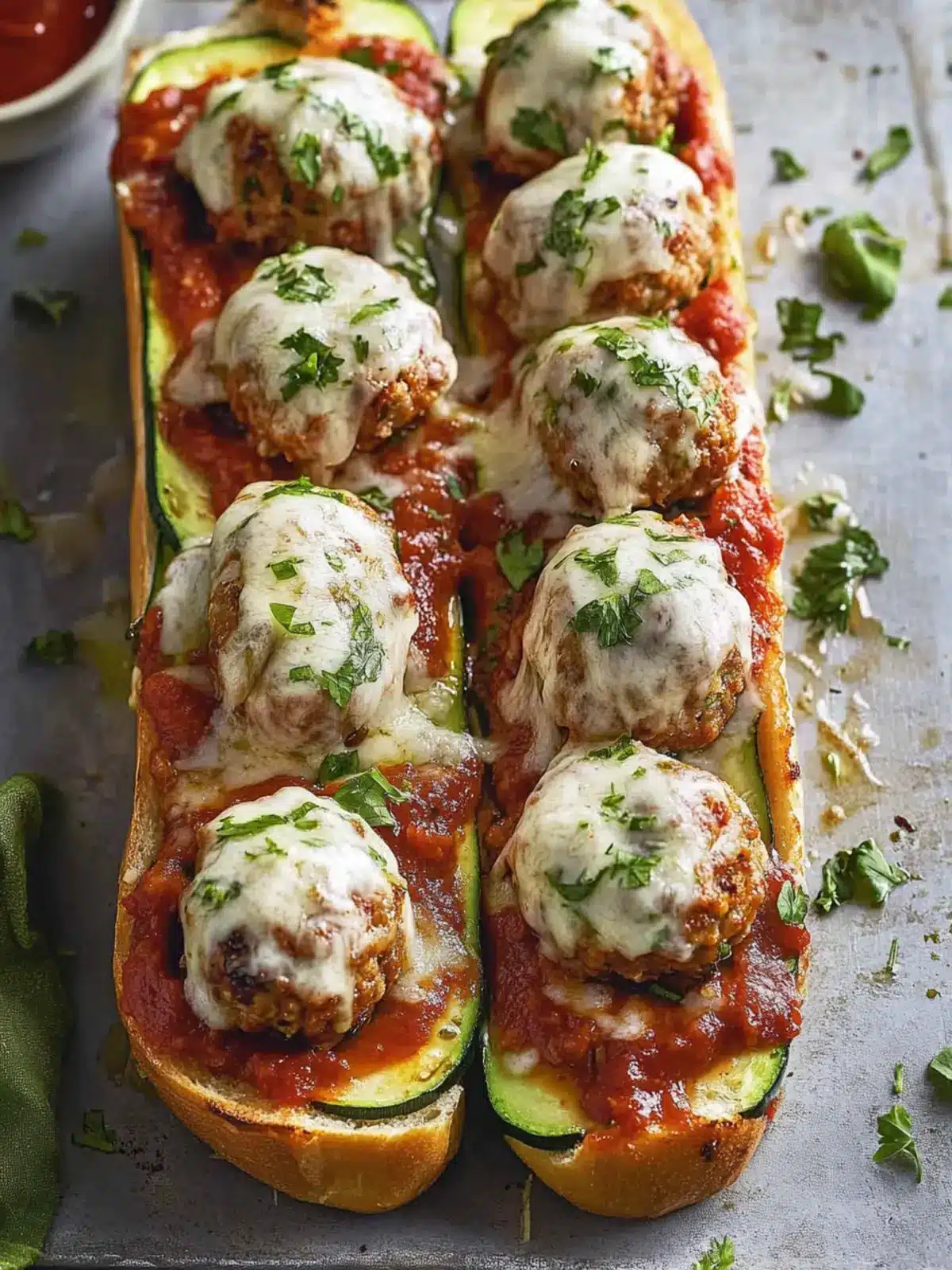 Savory Zucchini Meatball Subs Your New Dinner Crush Zucchini Meatball Subs