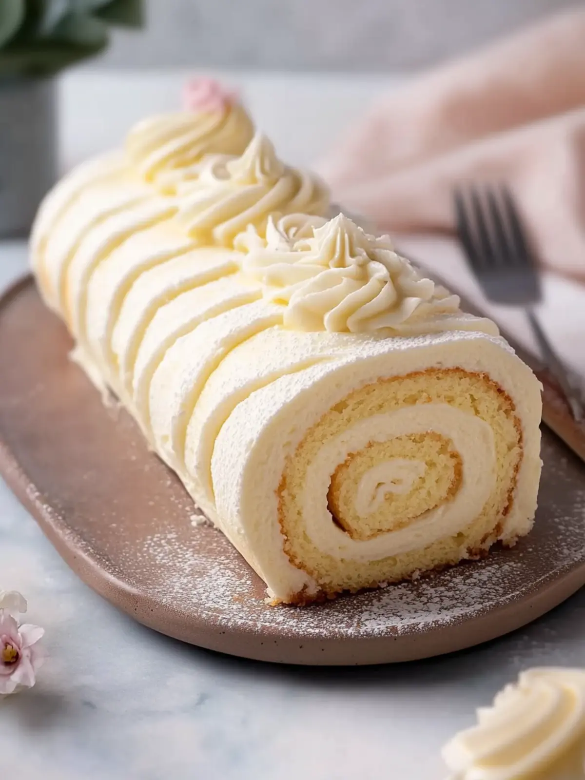 Irresistible Vanilla Roll Cake for the Perfect Sweet Escape Vanilla Roll Cake