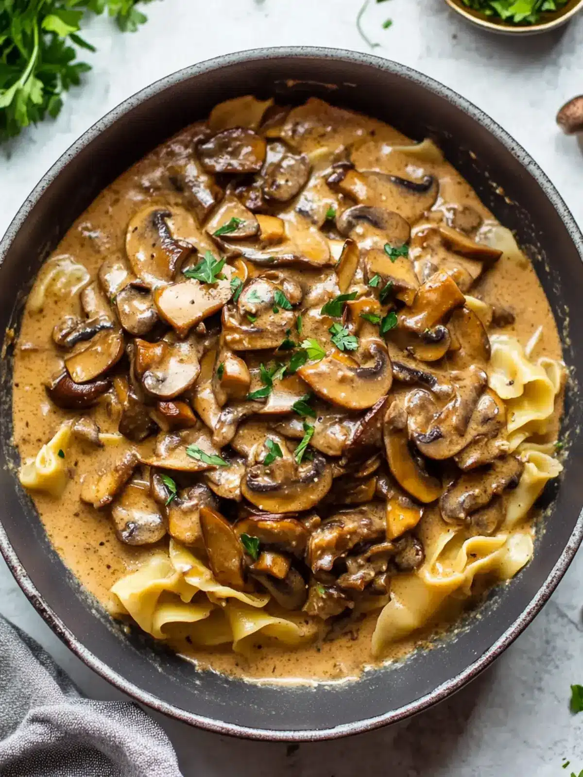 Delicious Vegan Mushroom Stroganoff in Just 30 Minutes Mushroom Stroganoff
