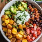 Crispy Loaded Potato Taco Bowl That Will Wow Your Taste Buds Crispy Loaded Potato Taco Bowl
