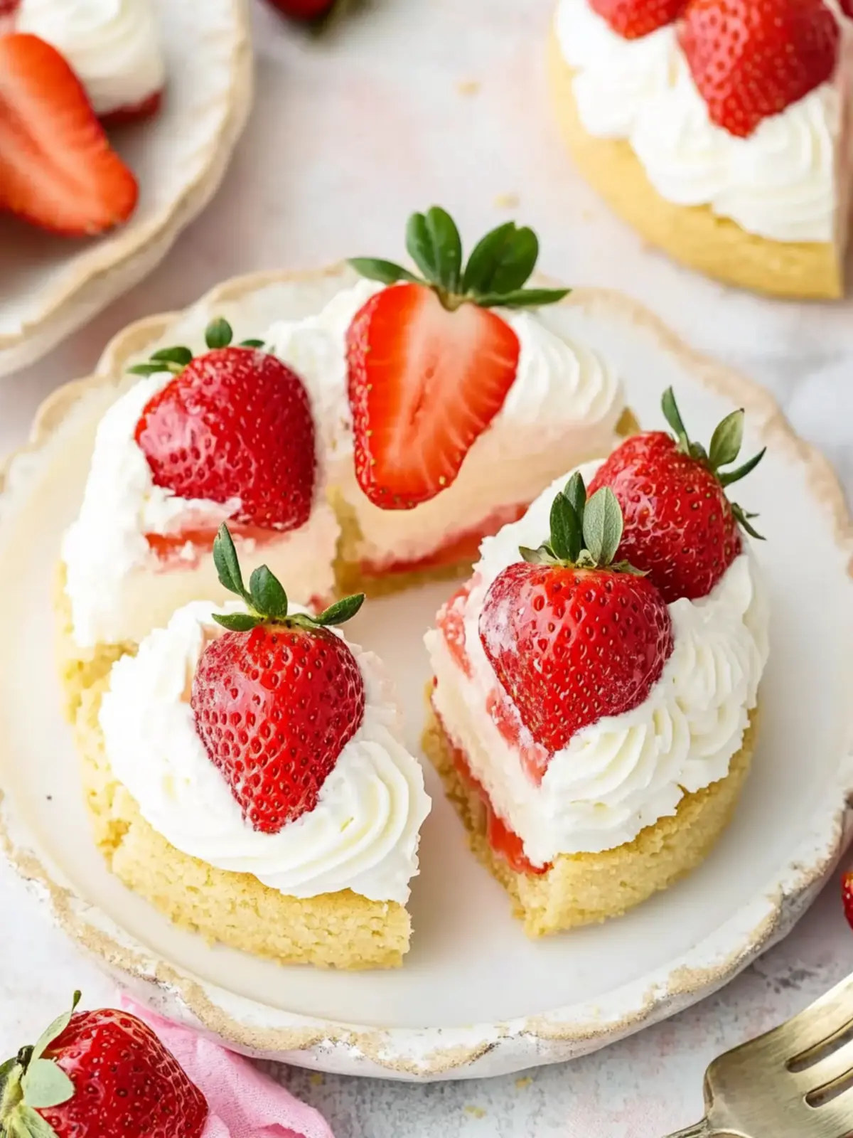 Delicious Strawberry Cheesecake Shortbreads You'll Love Strawberry Cheesecake Shortbreads