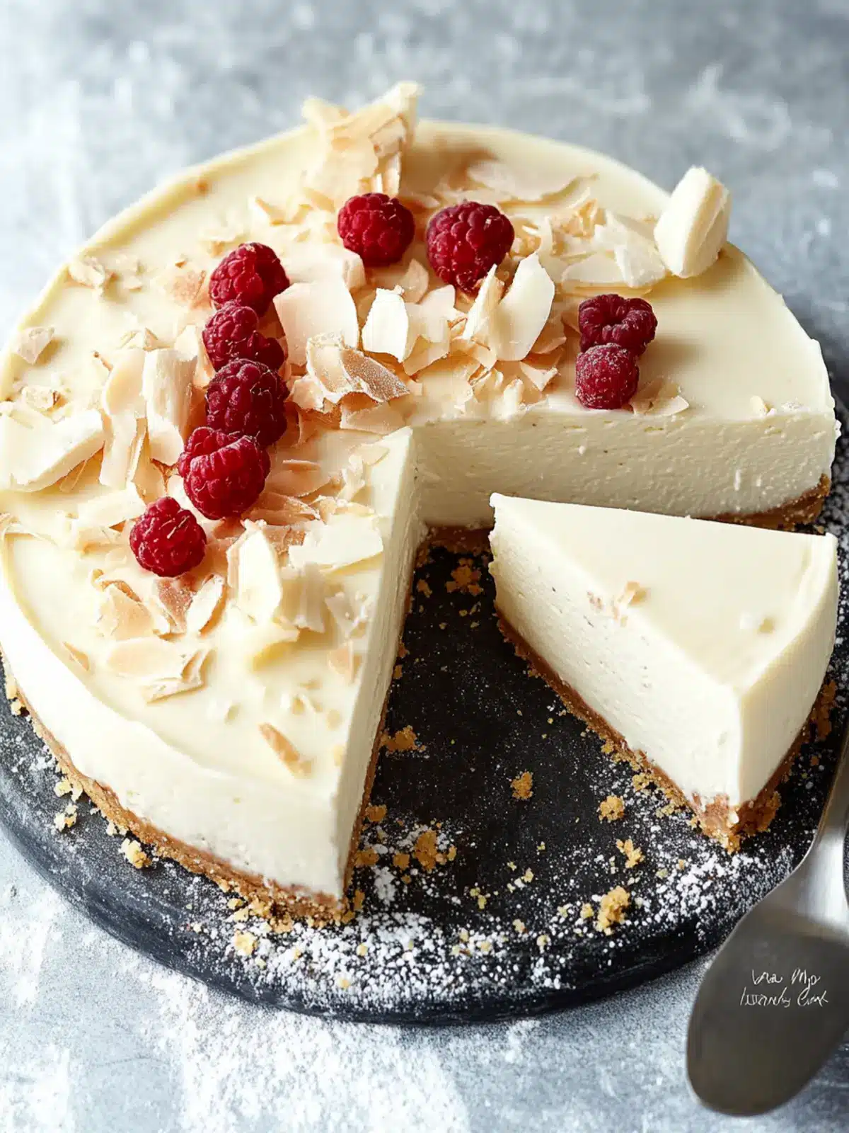 Creamy White Chocolate Cheesecake That Will Wow Everyone White Chocolate Cheesecake
