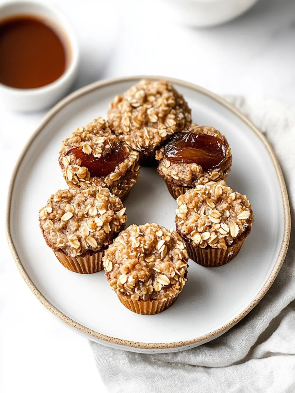 Indulge in Vegan Oat Date Cups for Guilt-Free Sweetness Vegan Oat Date Cups