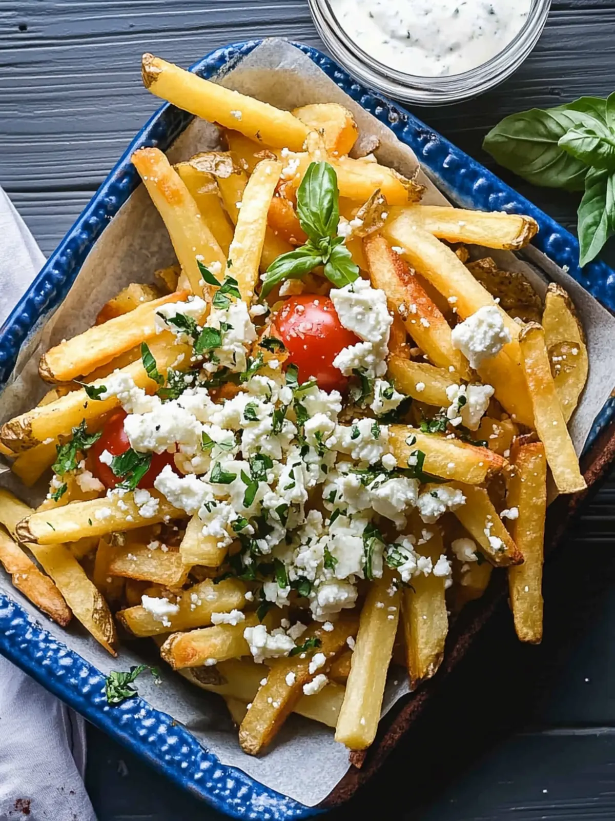 Crispy Greek Fries with Feta Cheese That Wow Your Taste Buds Greek Fries with Feta Cheese