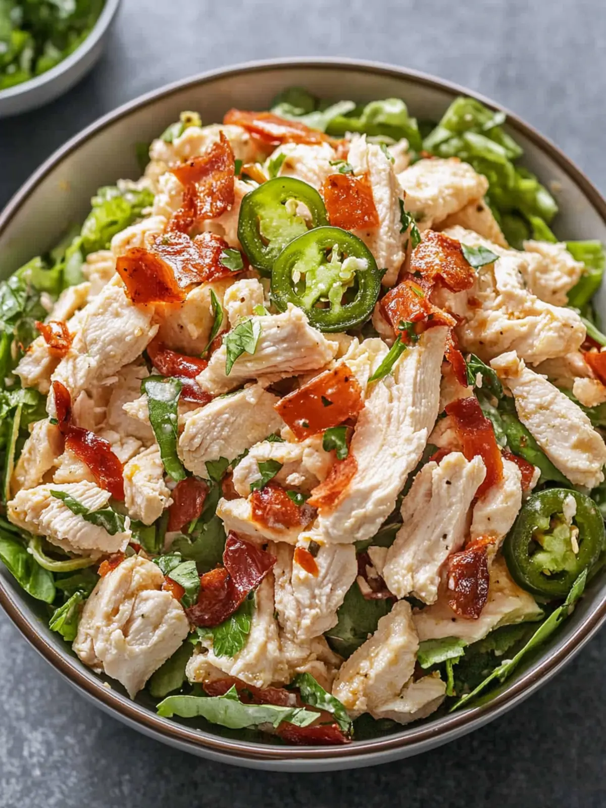 Spicy Jalapeño Popper Chicken Salad for Perfect Get-Togethers Jalapeño Popper Chicken Salad