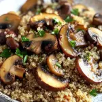 Savor Garlicky Mushroom Quinoa for a Cozy Meal Tonight Garlicky Mushroom Quinoa