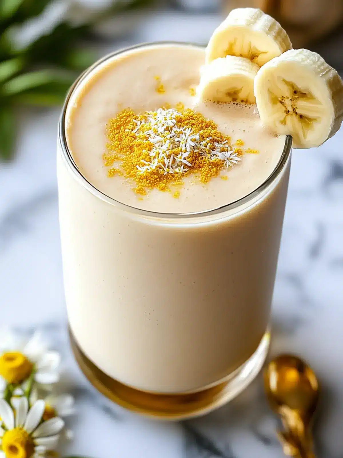 Revitalize Your Day with Banana Chamomile Tea Smoothie Banana Chamomile Tea Smoothie