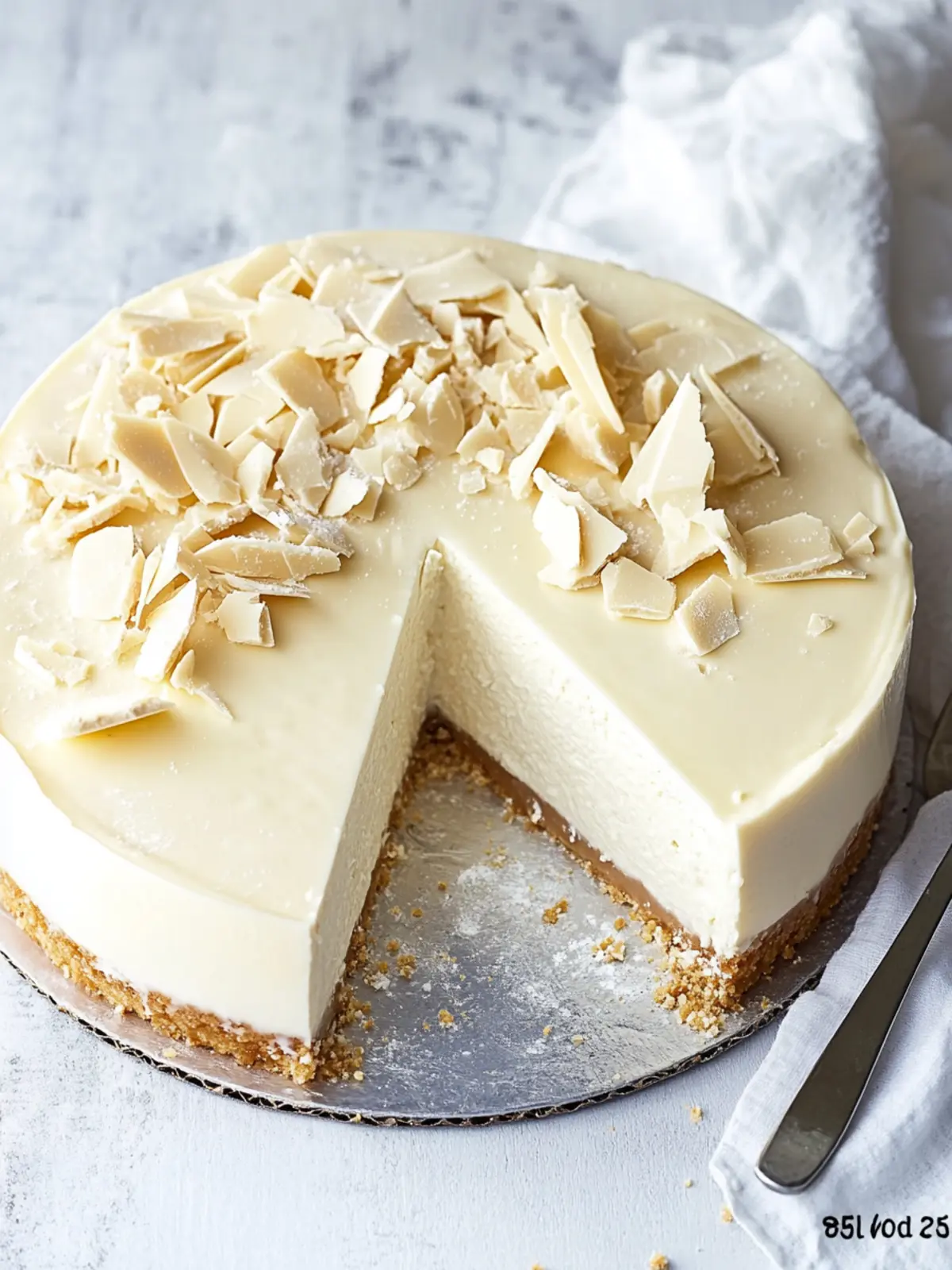 Creamy White Chocolate Cheesecake That Will Wow Everyone White Chocolate Cheesecake