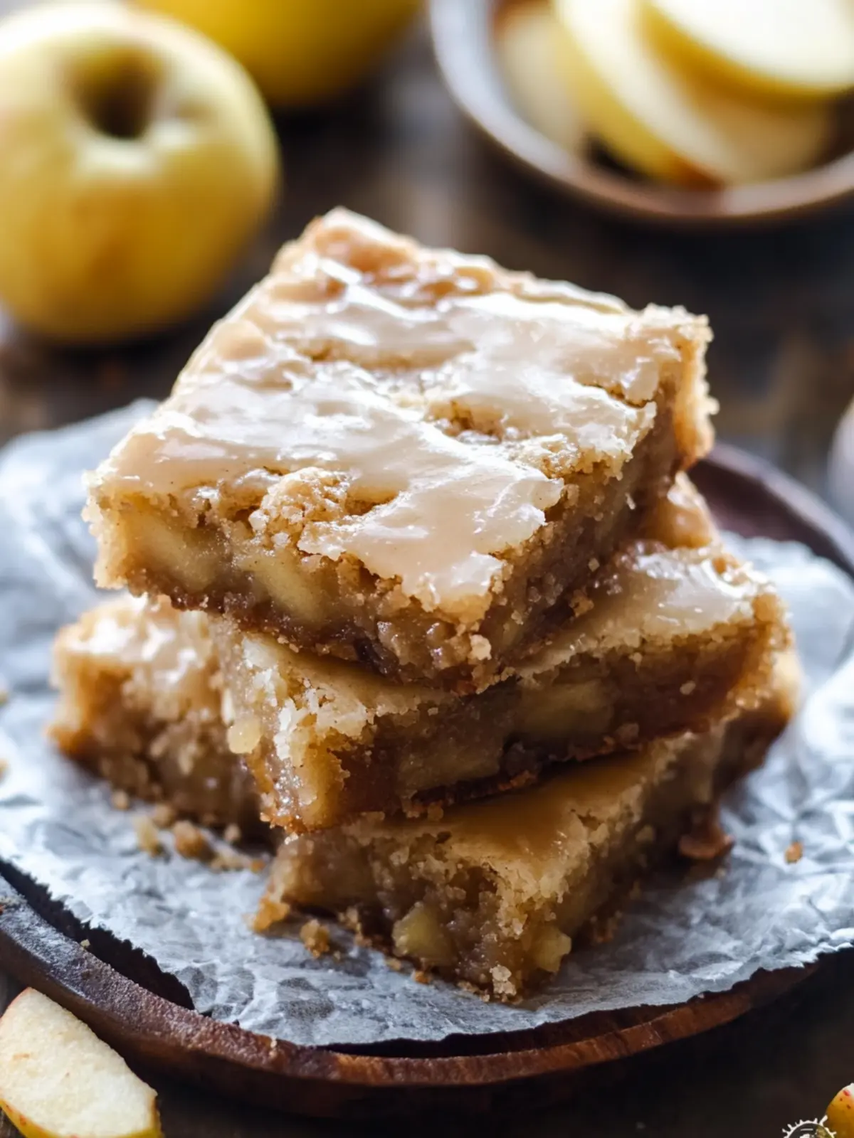 Irresistible Maple Glazed Apple Blondies You’ll Crave Daily Maple Glazed Apple Blondies