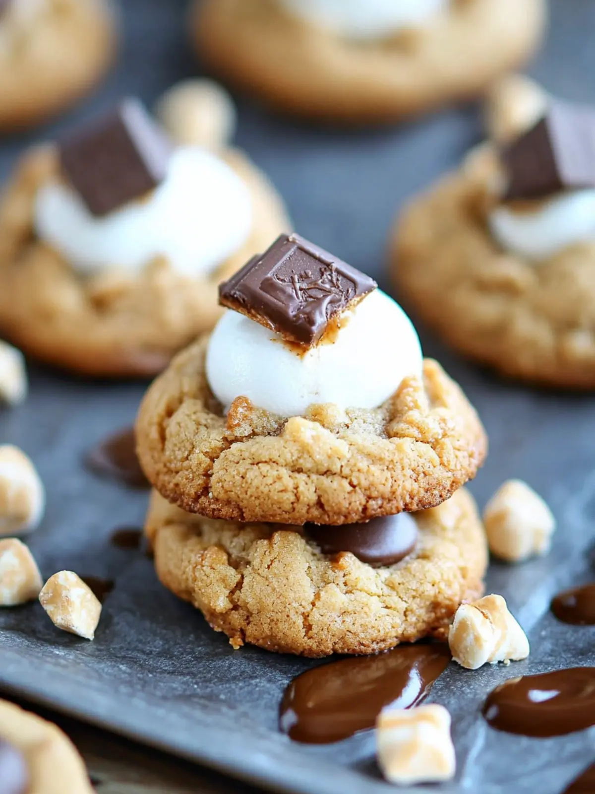 S’mores Blossom Cookies: A Cozy Twist on a Classic Dessert S’mores Blossom Cookies