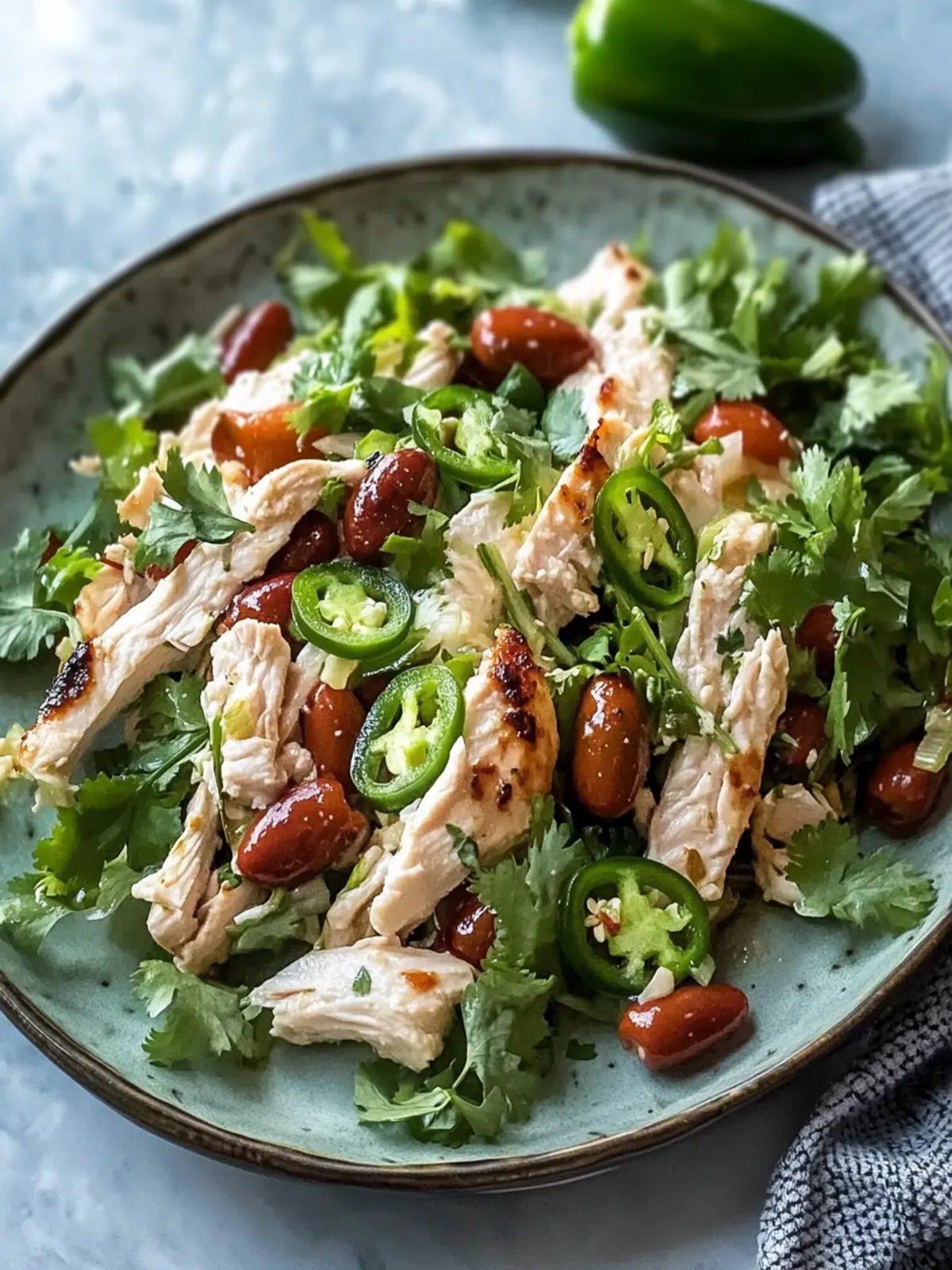 Delicious Jalapeño Hollychicken Salad for Spicy Flavor Lovers Jalapeño Hollychicken Salad