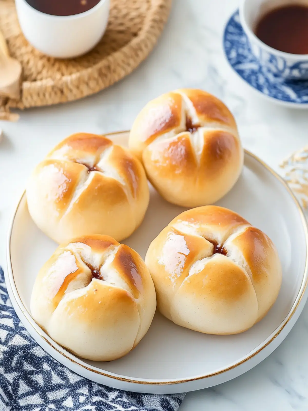 Deliciously Soft Red Bean Milk Buns You'll Love to Make Red Bean Milk Buns
