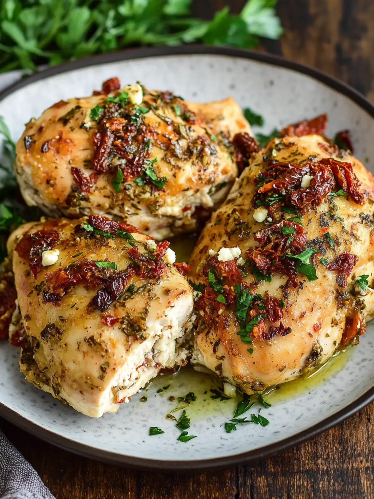 Sun Dried Tomato Feta Stuffed Chicken for a Flavorful Feast Sun Dried Tomato Feta Stuffed Chicken