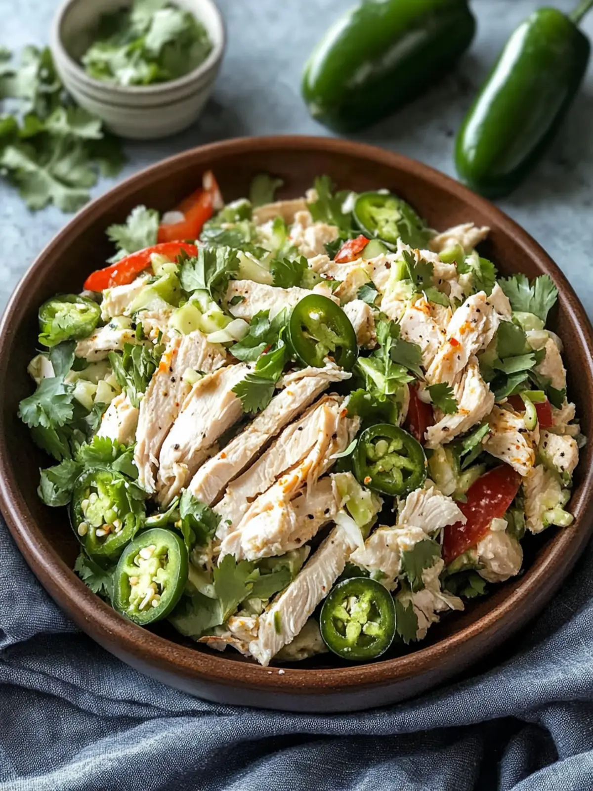 Delicious Jalapeño Hollychicken Salad for Spicy Flavor Lovers Jalapeño Hollychicken Salad