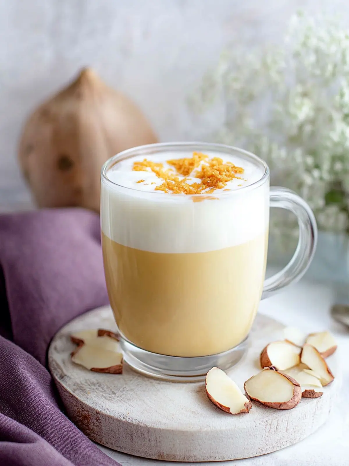 Cozy Up with Korean Sweet Potato Latte Bliss Korean Sweet Potato Latte