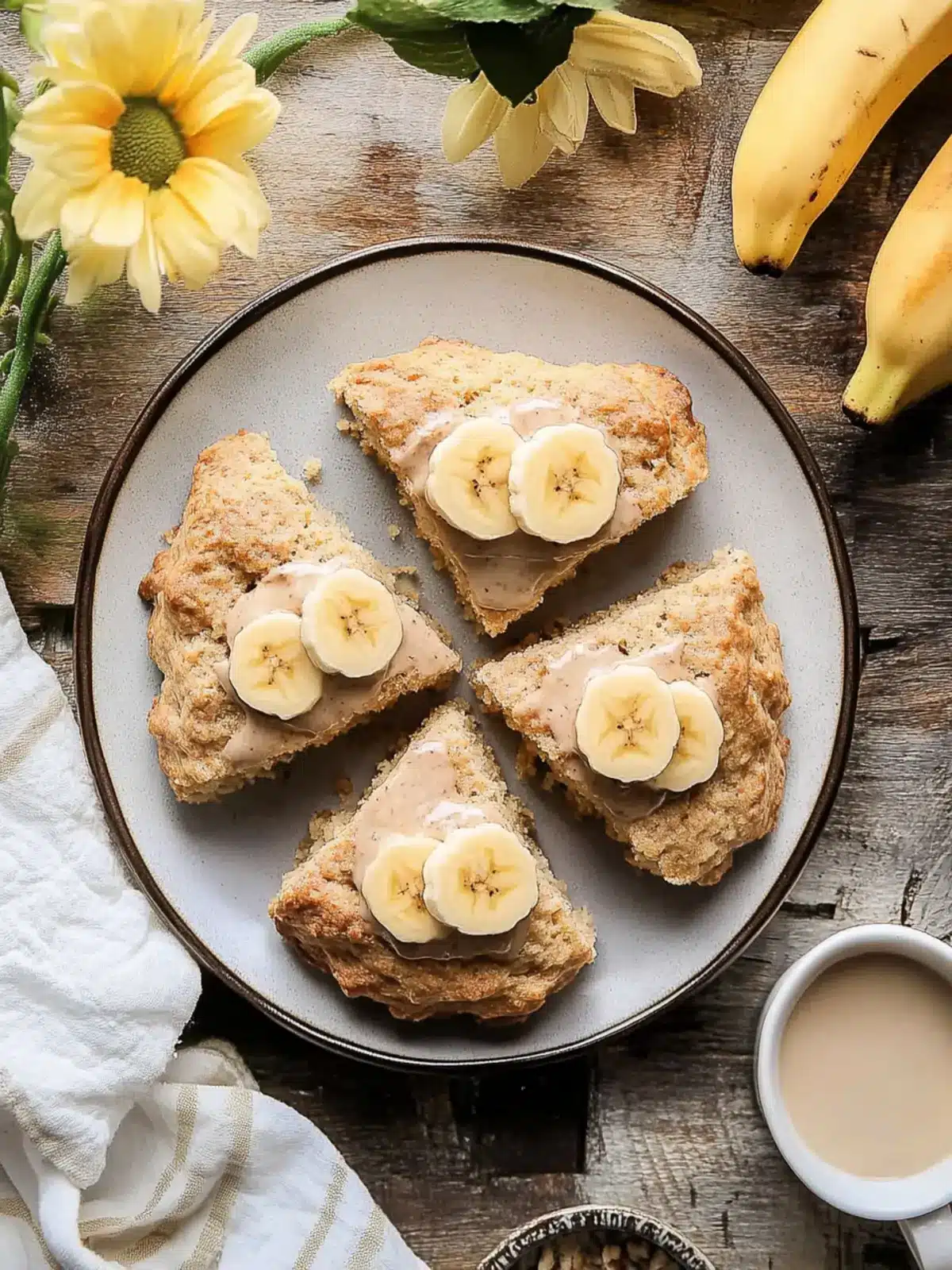 Deliciously Fluffy Banana Scones You Can't Resist Banana Scones