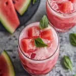 Refreshing Watermelon Rose Drink to Beat the Heat Watermelon Rose Drink