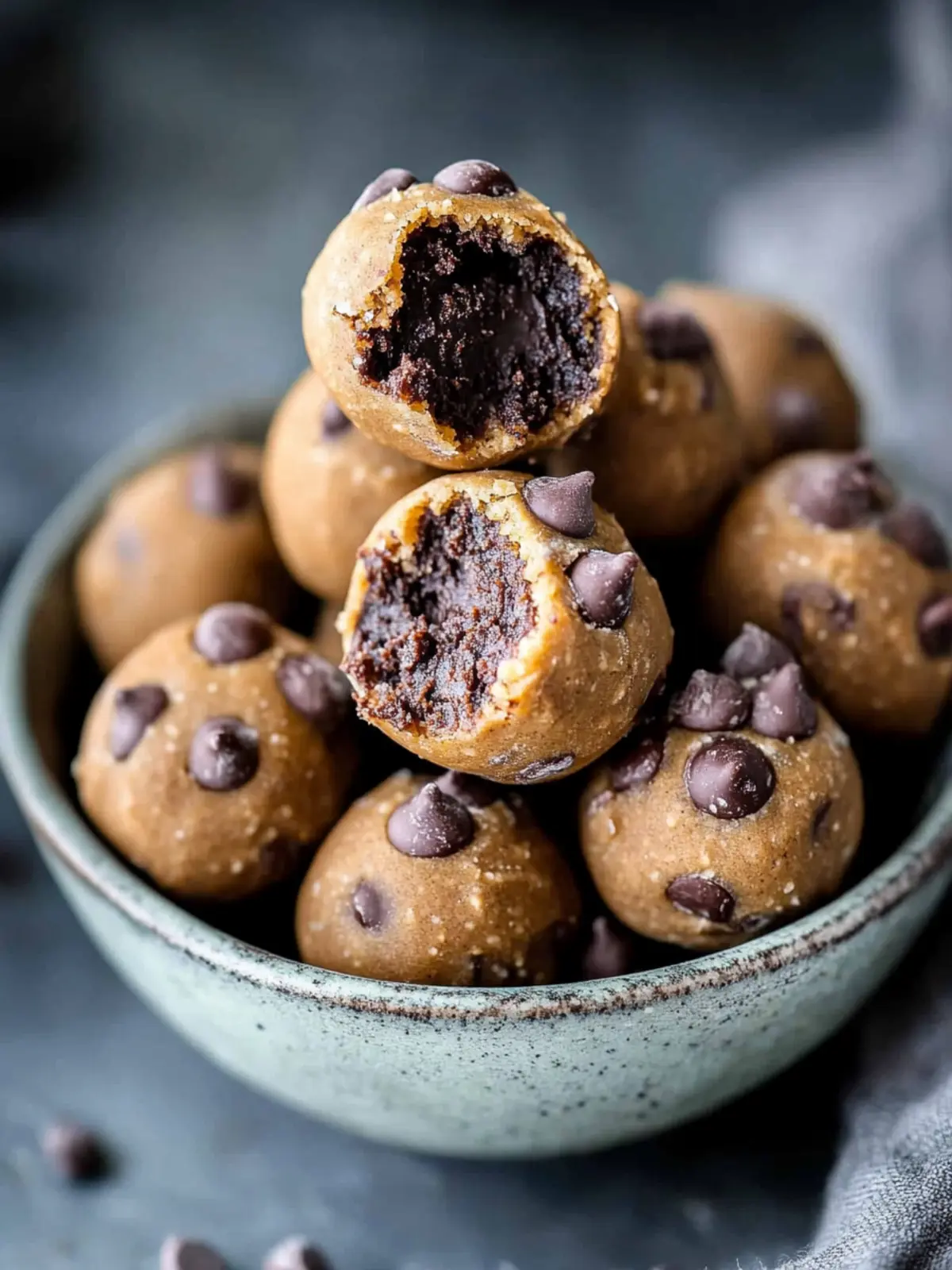 Chickpea Cookie Dough Bites for Guilt-Free Indulgence Chickpea Cookie Dough Bites