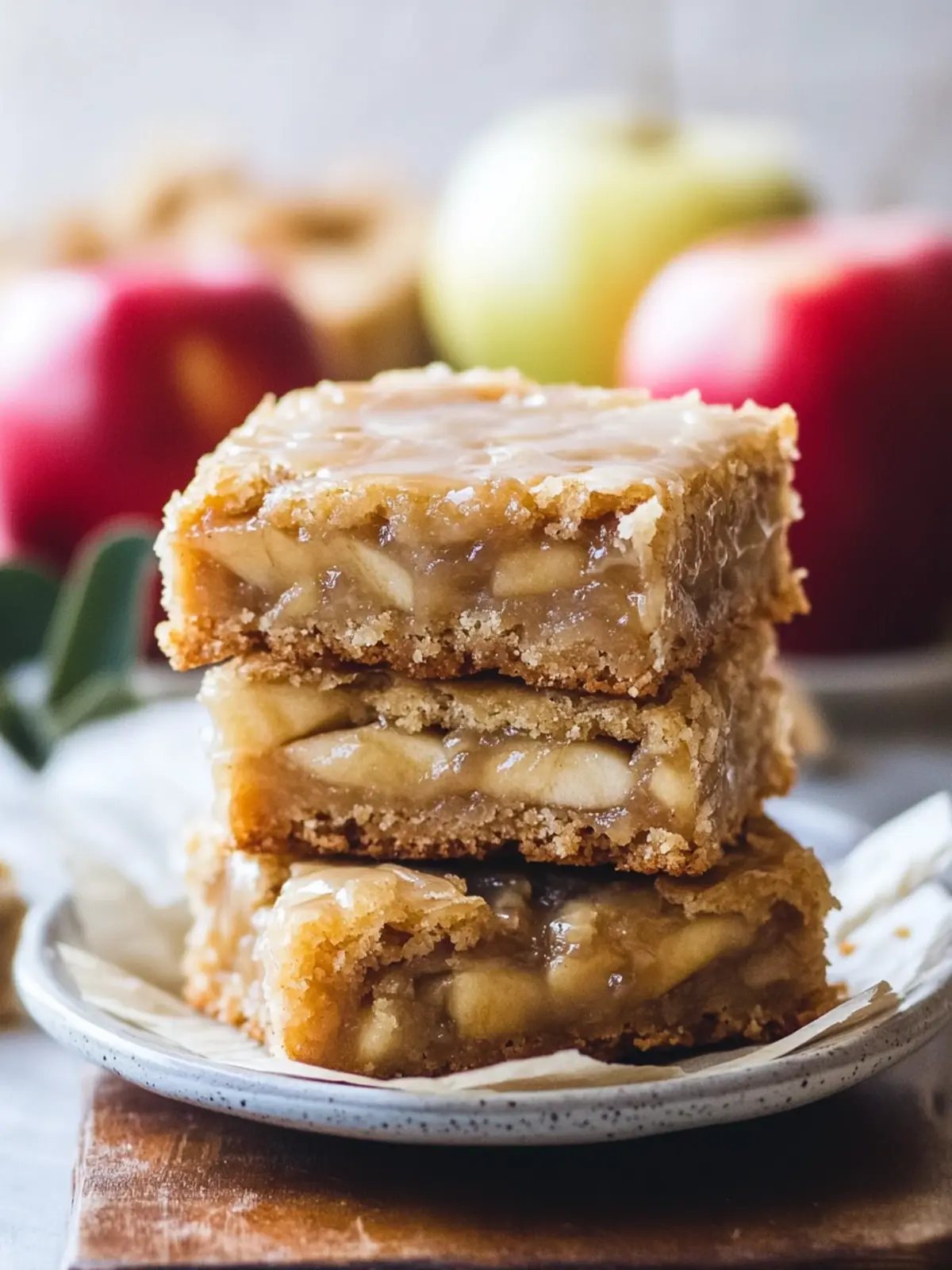 Irresistible Maple Glazed Apple Blondies You’ll Crave Daily Maple Glazed Apple Blondies